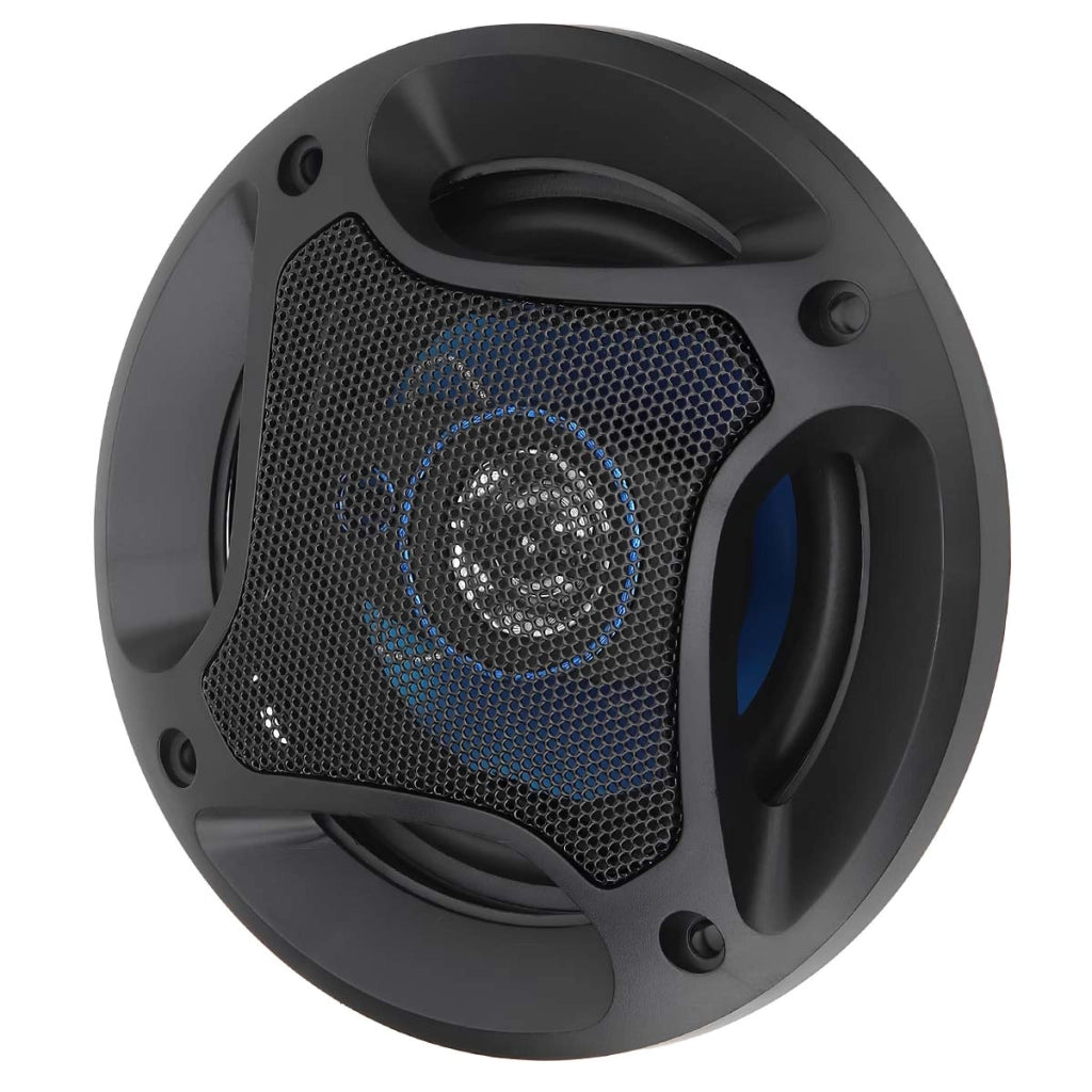 Altoparlante per auto da 6 pollici 16x16 cm 500 W Magnete in ferrite Sensibilità 90 dB Nero / Blu Avizar
