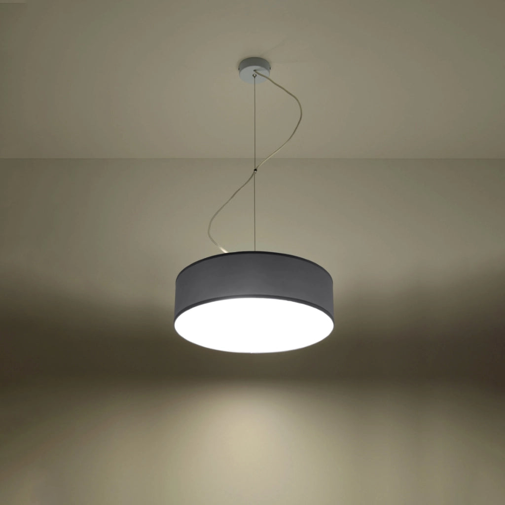 Lampada da soffitto di design ARENA arancione spagnolo 2x15W LED grigio 35x111cm