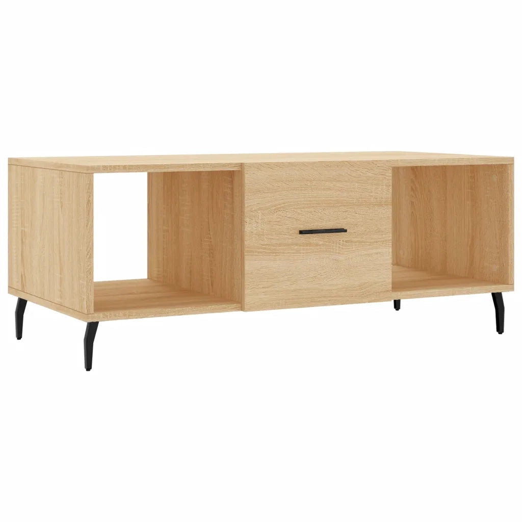 Tavolino da Salotto Rovere Sonoma 102x50x40cm Legno Multistrato 829319