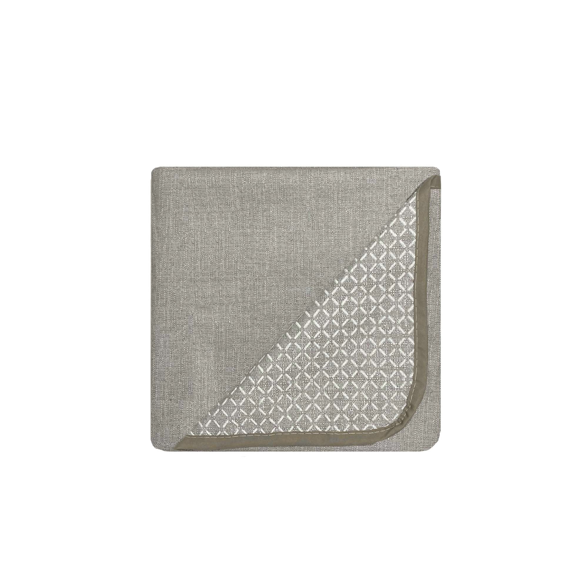 Copridivano con Copri Braccioli Seduta 60 cm in Poliestere Beige