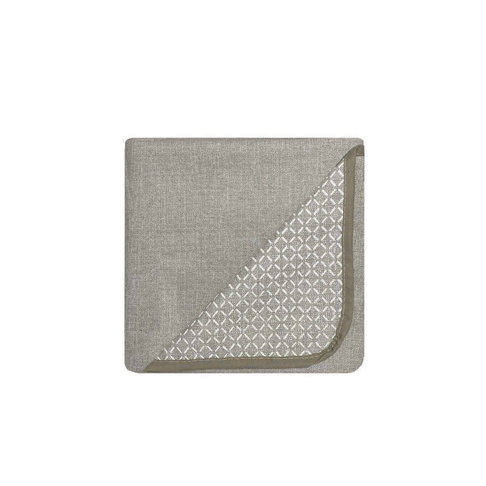 Copridivano con Copri Braccioli Seduta 60 cm in Poliestere Beige