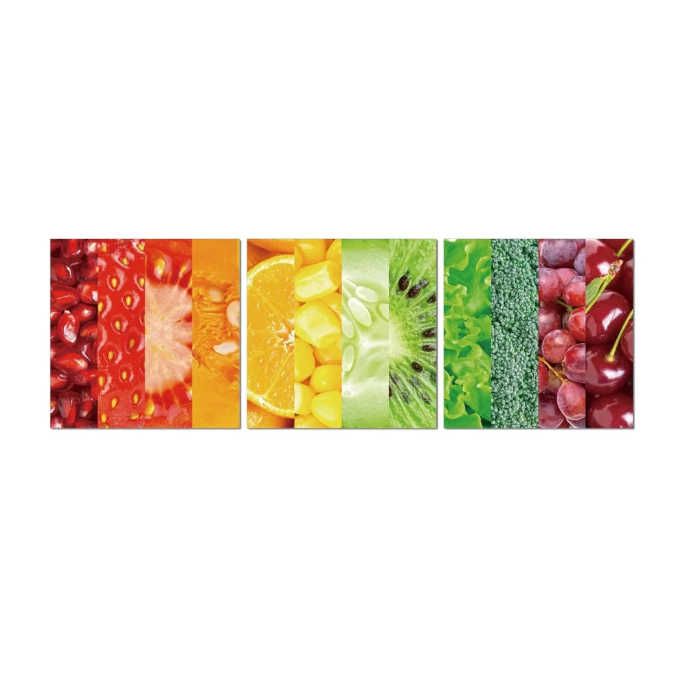 Stampa su vetro da parete colors 60x60 cm design moderno | Duzzle