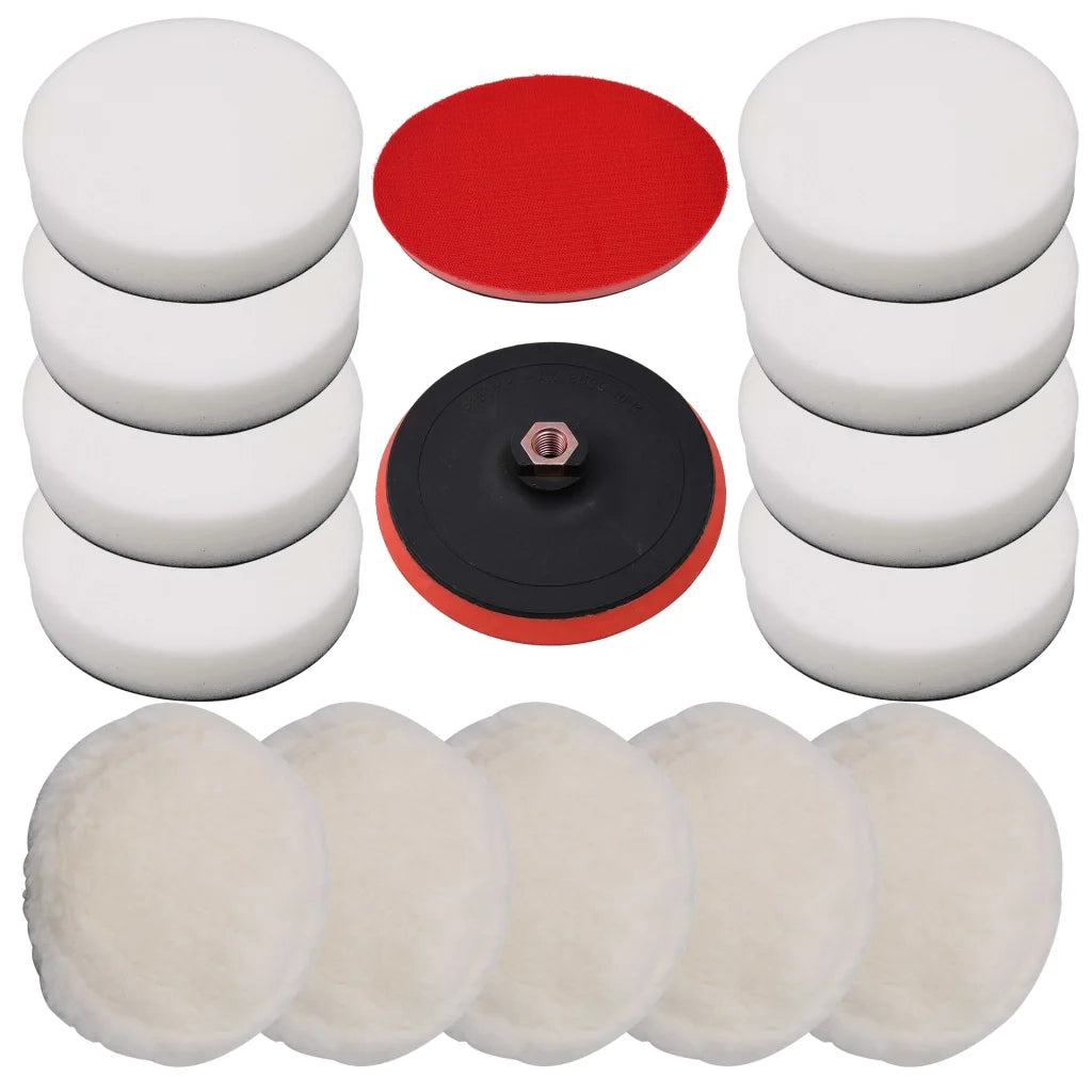 Set Dischi di Lucidatura 14 pz 180 mm
