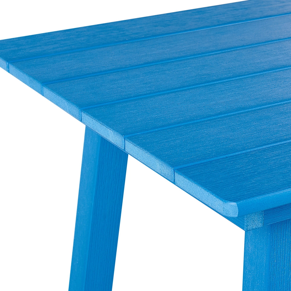 Set da giardino Bistro Bar Tavolo e sedie alte blu Stile industriale per esterni