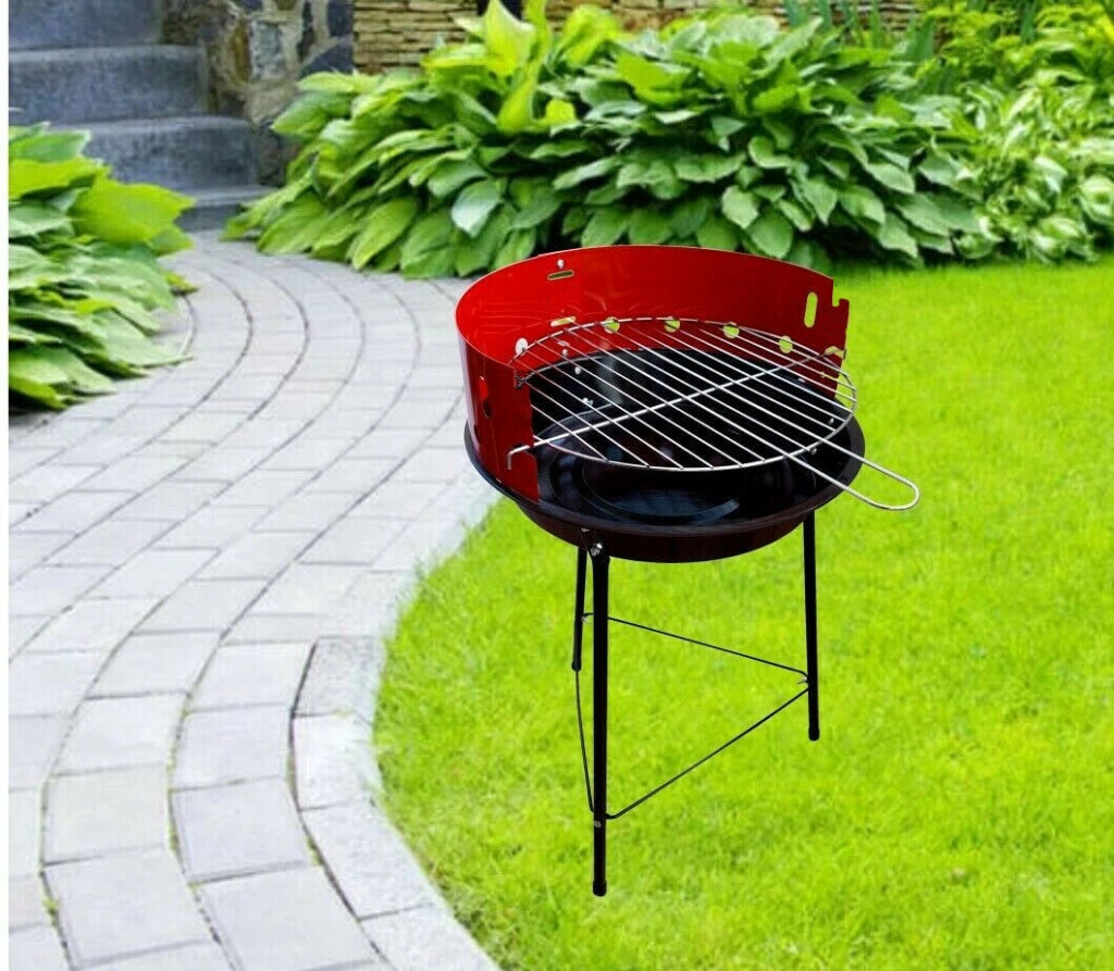 BARBECUE BBQ A CARBONE GRIGLIA CARBONELLA 2 RIPIANI GIARDINO CAMPEGGIO
