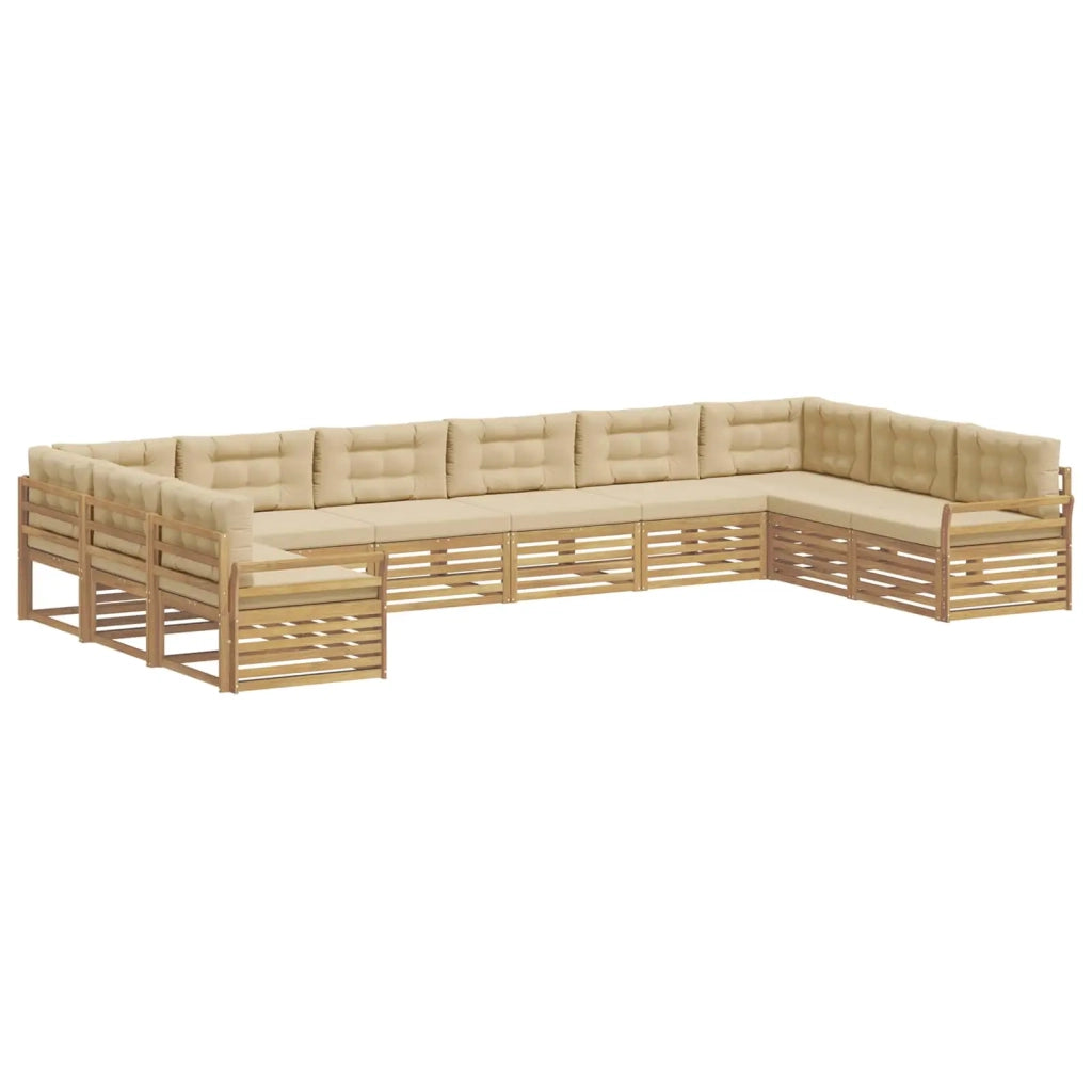 Set divani Legno di Acacia Massello 3391238