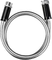 Slanga metallica corta per giardino con connessione da 90 cm, tubo di scarico per umidificatore, piccola estensione per tubo idraulico, estensione a pressione per idraulica, tubo per acqua potabile per uso esterno
