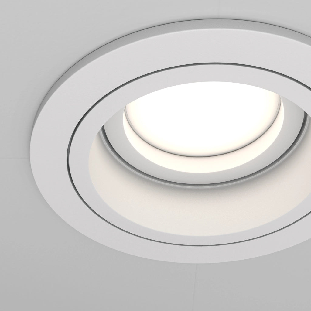 Faretto da incasso Maytoni Atom DL025-2-01W bianco GU10