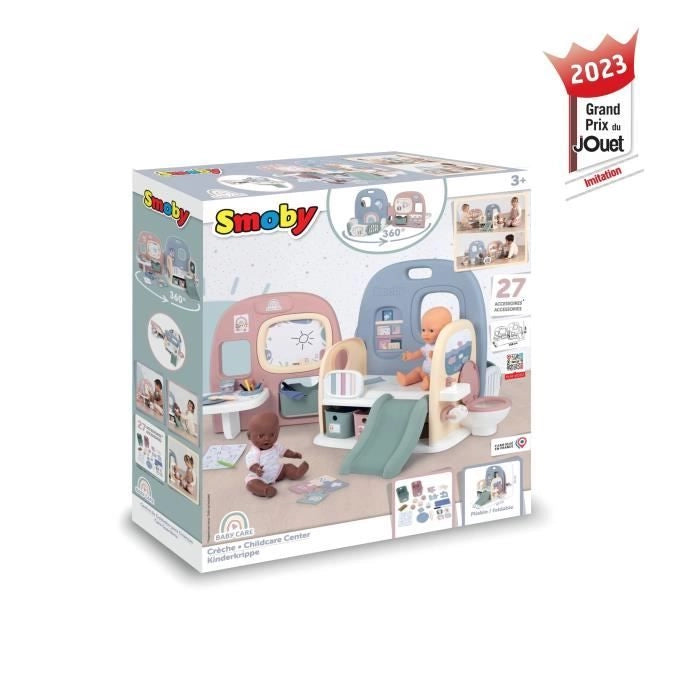 Smoby - Baby Care - Cameretta 5 Spazi + 27 Accessori