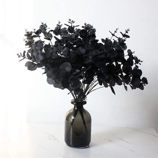 Decorazione artificiale a forma di eucalipto - piante artificiali per interni - decorazione per matrimoni e feste - facile da mantenere - colore persistente - piante artificiali