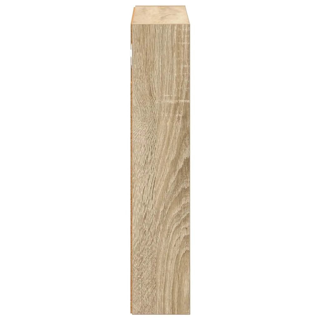 Armadio da bagno a muro Rovere Sonoma 40 x 10 x 50 cm