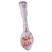 Termometro da parete in metallo bianco 47,5x15x1h