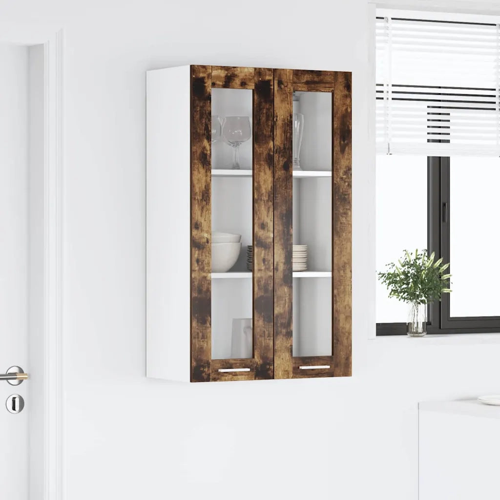 Armadio pensile Rovere fumé 60 x 31 x 100 cm Legno multistrato