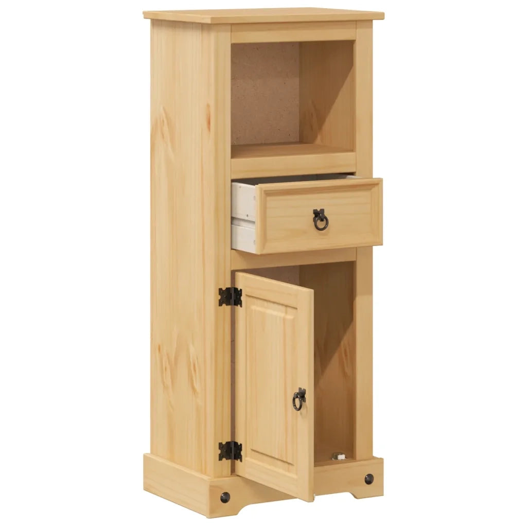 Mobile da Bagno Corona 45x33x110 cm in Legno Massello di Pino 4013402
