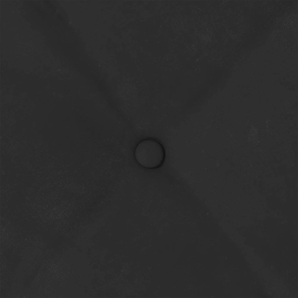 Cuscino per Schiena Nero 120 x 50 cm Tessuto in Microfibra 42014819