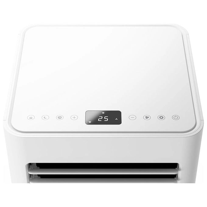 Olimpia Splendid Dolceclima Aira 12 G, condizionatore portatile Wi-Fi, 12000 BTU, 2,9 kW, classe A, filtro HEPA, 34 m²