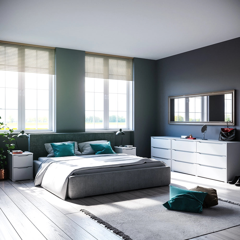 Vicco Cassettiera per camera da letto Bianco 48 x 77.6 cm