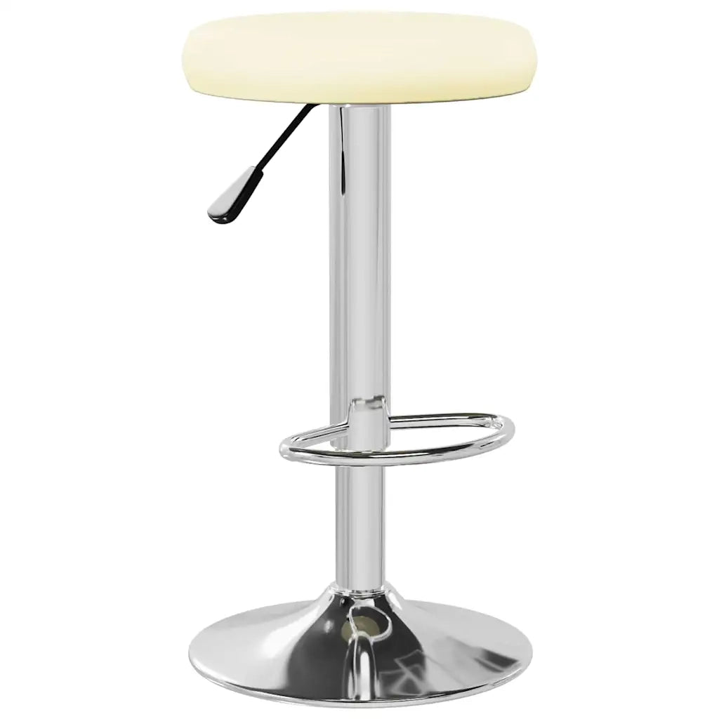 vidaXL Sgabelli da Bar 2 pz Crema in Similpelle