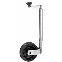 Ruotino d'appoggio zincato per carrelli mm160 x 40