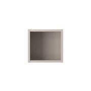 Cubo di stoccaggio per bagno VANO – Colore marrone congo – L26 × P27 × H21 cm – Da appendere