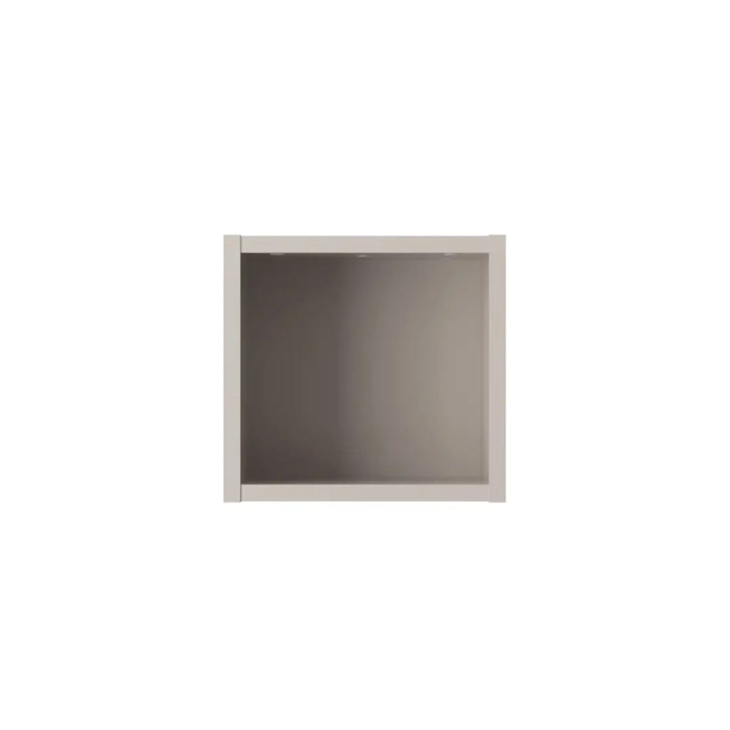Cubo di stoccaggio per bagno VANO – Colore marrone congo – L26 × P27 × H21 cm – Da appendere