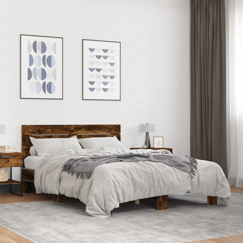 Giroletto Rovere Fumo 140x200 cm in Legno Multistrato Metallo 3280149