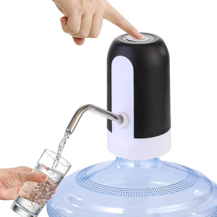 Dispenser Automatico Ricaricabile USB per Acqua Pompa Portatile per Bottiglie