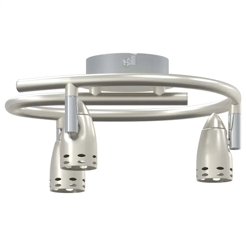 Faretto da soffitto Nichel 24 x 22 x 12,5 cm Metallo 4108219