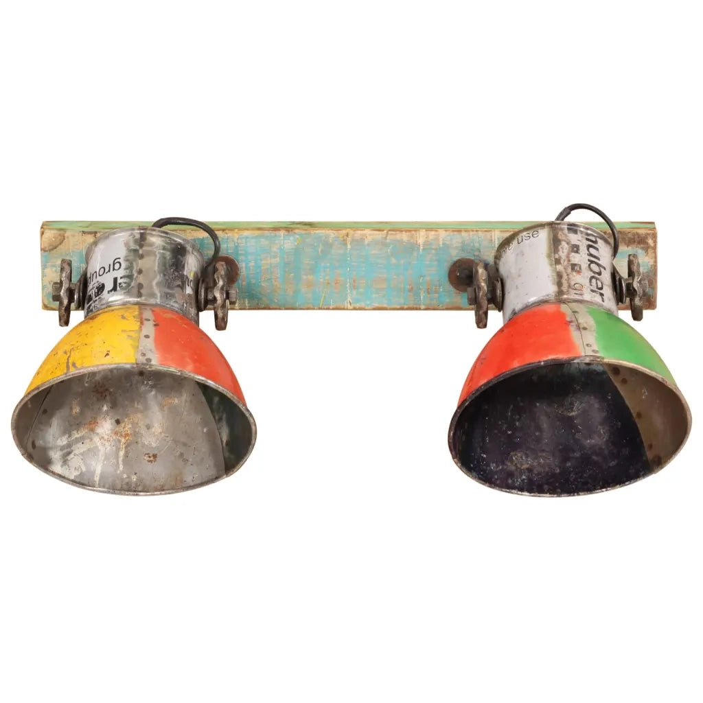 Lampada da Parete Industriale Multicolore 45x25 cm E27 344390