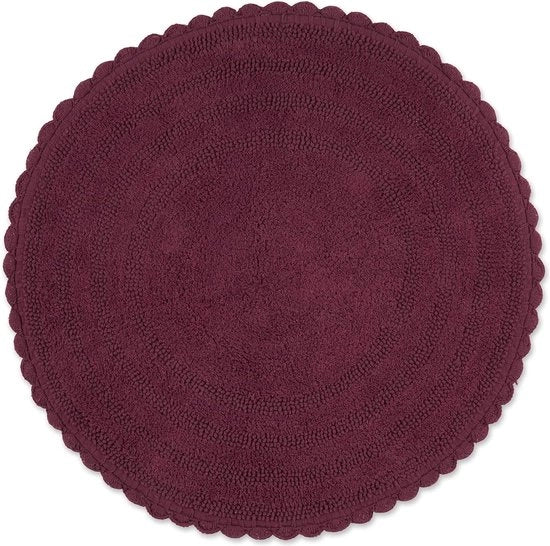 Pavimento da bagno circolare regolabile, diametro 69,8 cm, colore vino