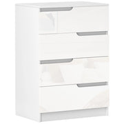 C¨®moda con 4 cassetti ¨C Zephmum ¨C Bianco 60x40x85 cm