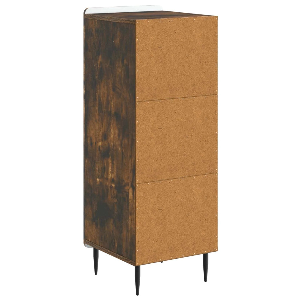 Credenza Rovere Fumo 34,5 x 33 x 92 cm Legno ingegnerizzato