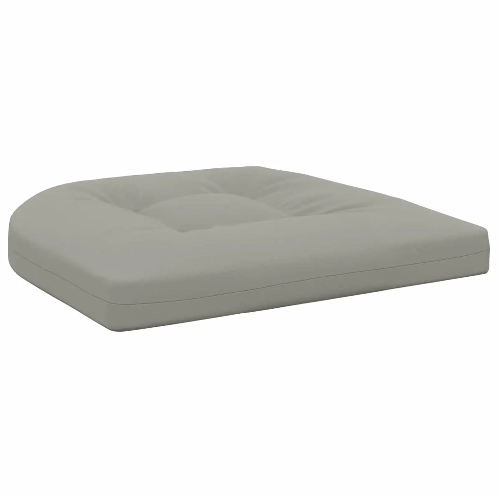 Cuscini per Sedia in 4 Pezzi 4 pz 100% Poliestere Grigio 945329