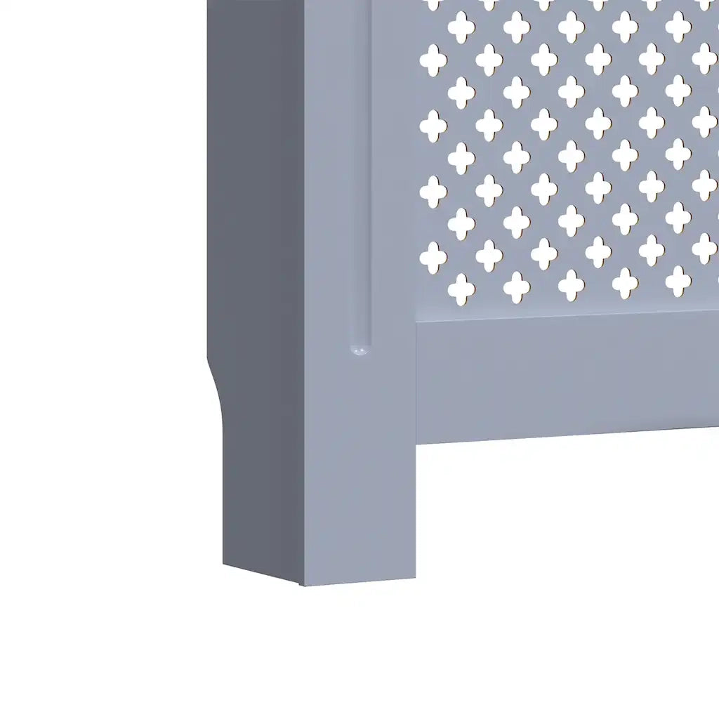 Copertura per Radiatore Antracite 152x19x81 cm in MDF CFW2701419