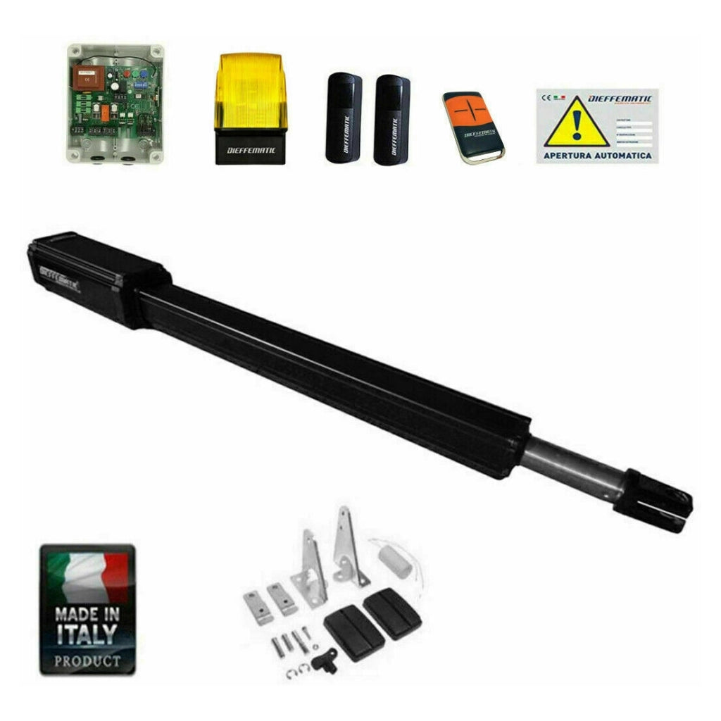 KIT VH 400 COMPLETO PER AUTOMAZIONE CANCELLO 1 ANTA A BATTENTE MOTORE 230V