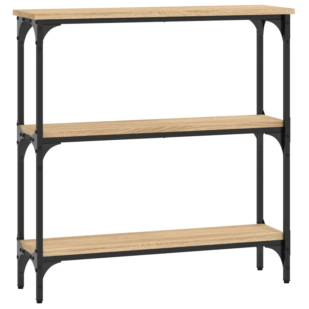 Tavolo Consolle | Tavolo d'Ingresso Rovere Sonoma 75x22,5x75 cm Legno Agglomerato