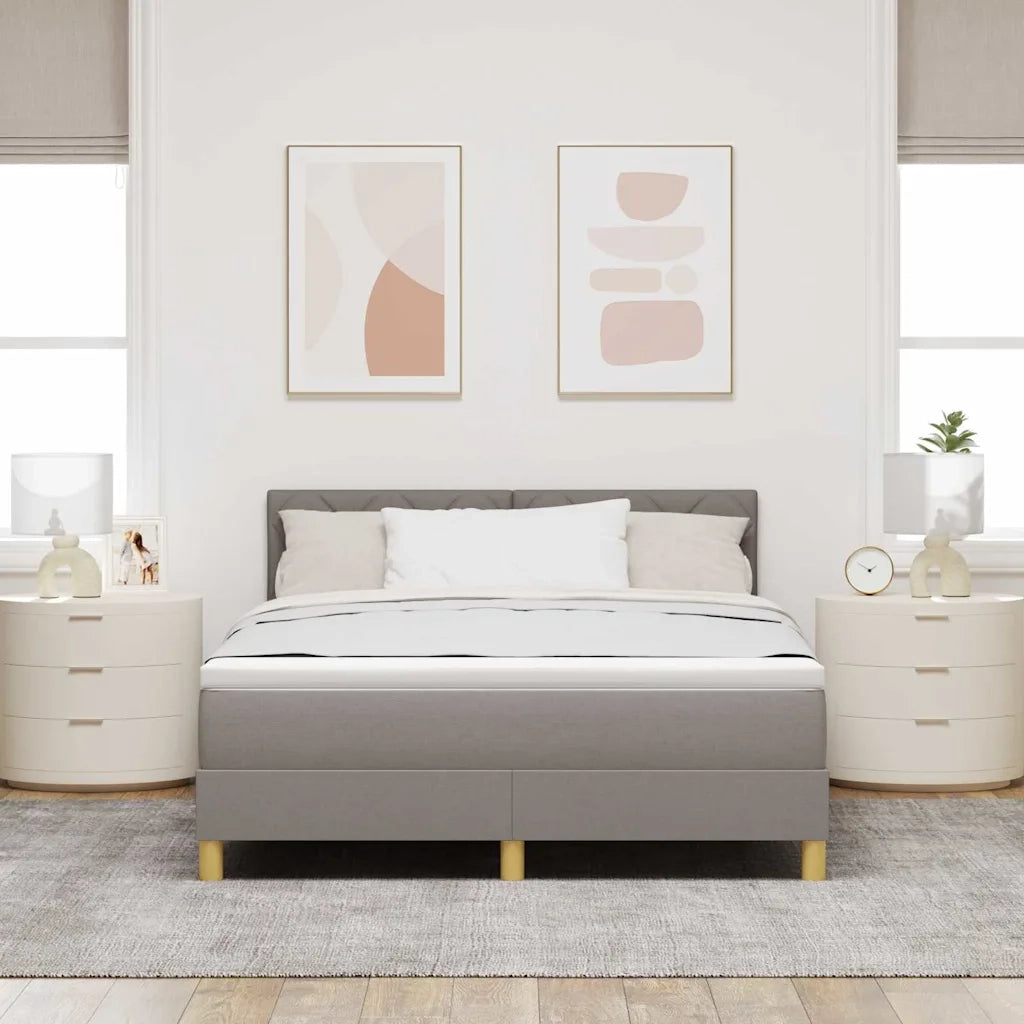 Letto a molle con cuscino Talpa 160 x 200 cm Tessuto 3339011