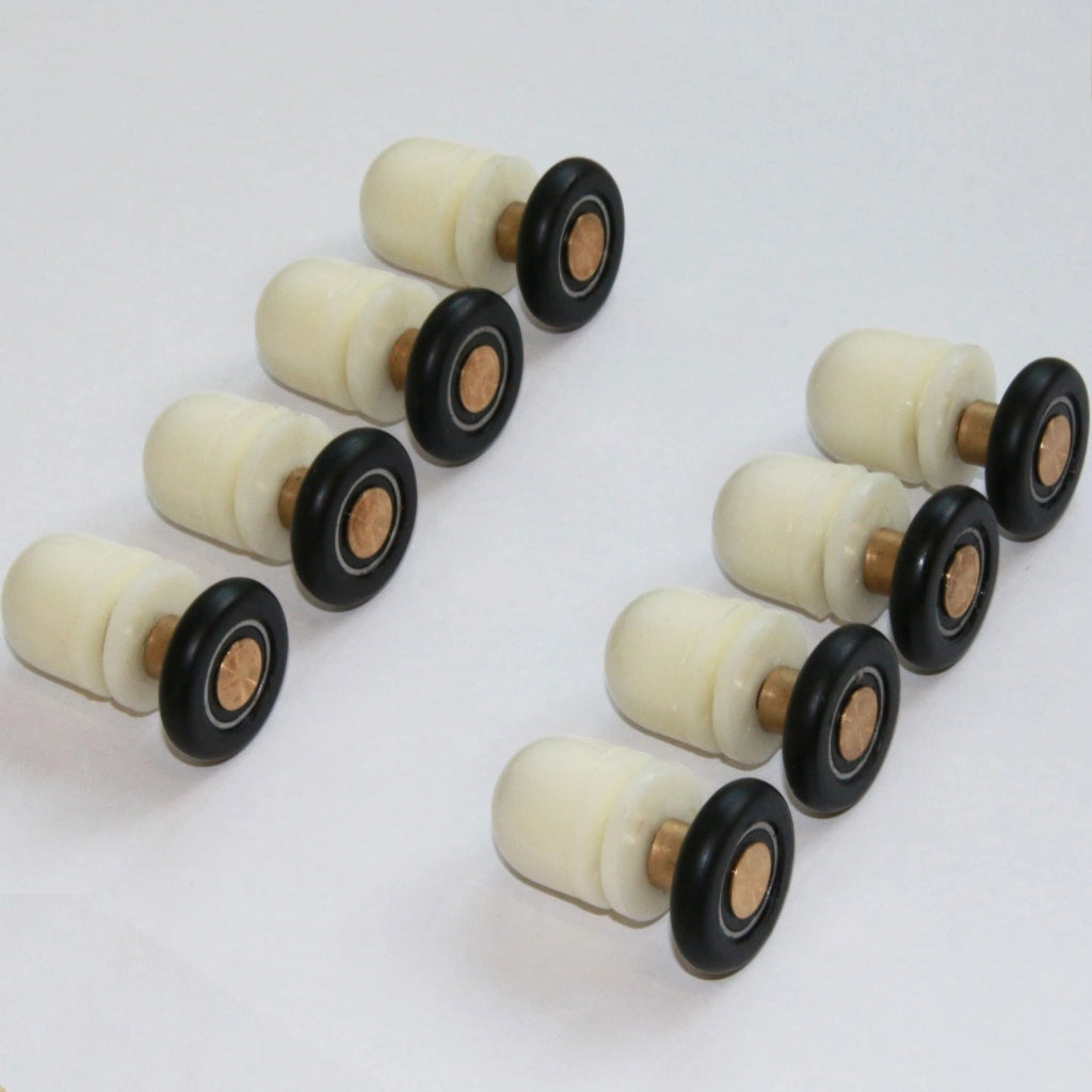 Kit 8 pz cuscinetti di ricambio vetro box doccia anta scorrevole Roger