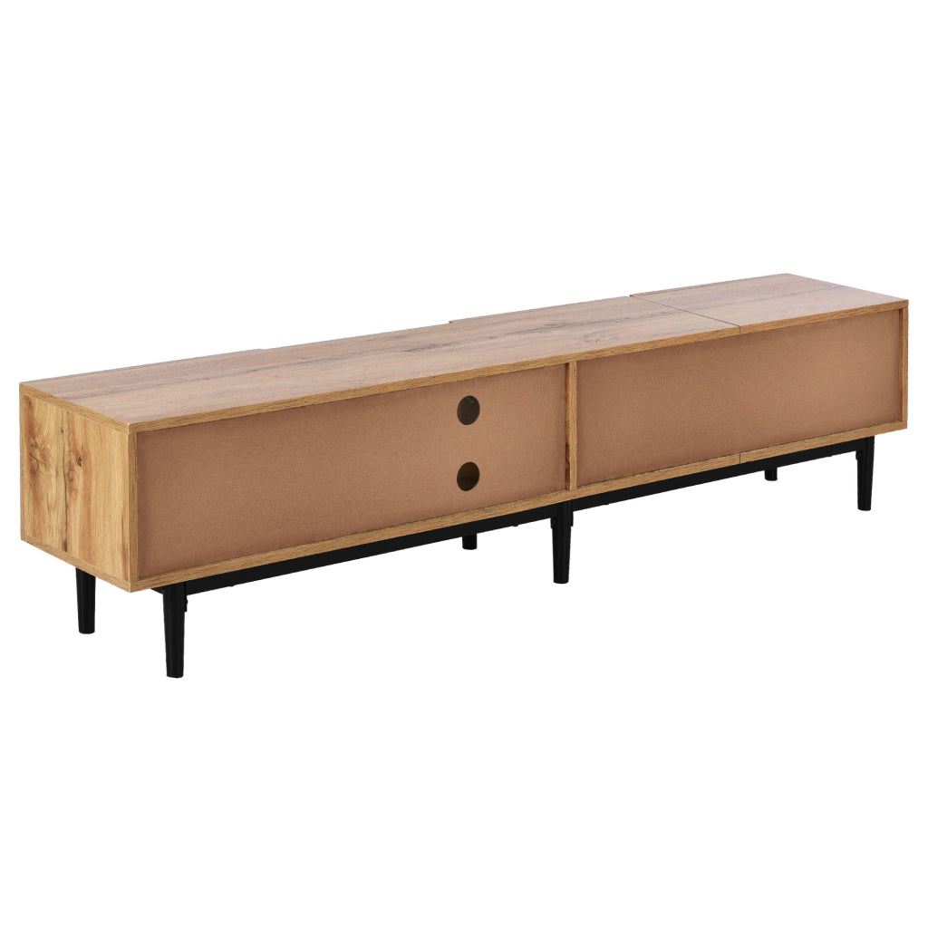 Mobile TV moderno in MDF con illuminazione LED multicolore, 175 x 31 x 41 cm