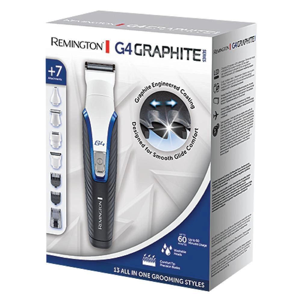 Remington G4 Graphite Nero, Blu, Bianco