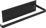 Sostegno per rotolo di carta da cucina da parete nero - contenitore per carta da cucina e tovaglioli - adesivo - 25 cm sostegno per rotolo da cucina appeso
