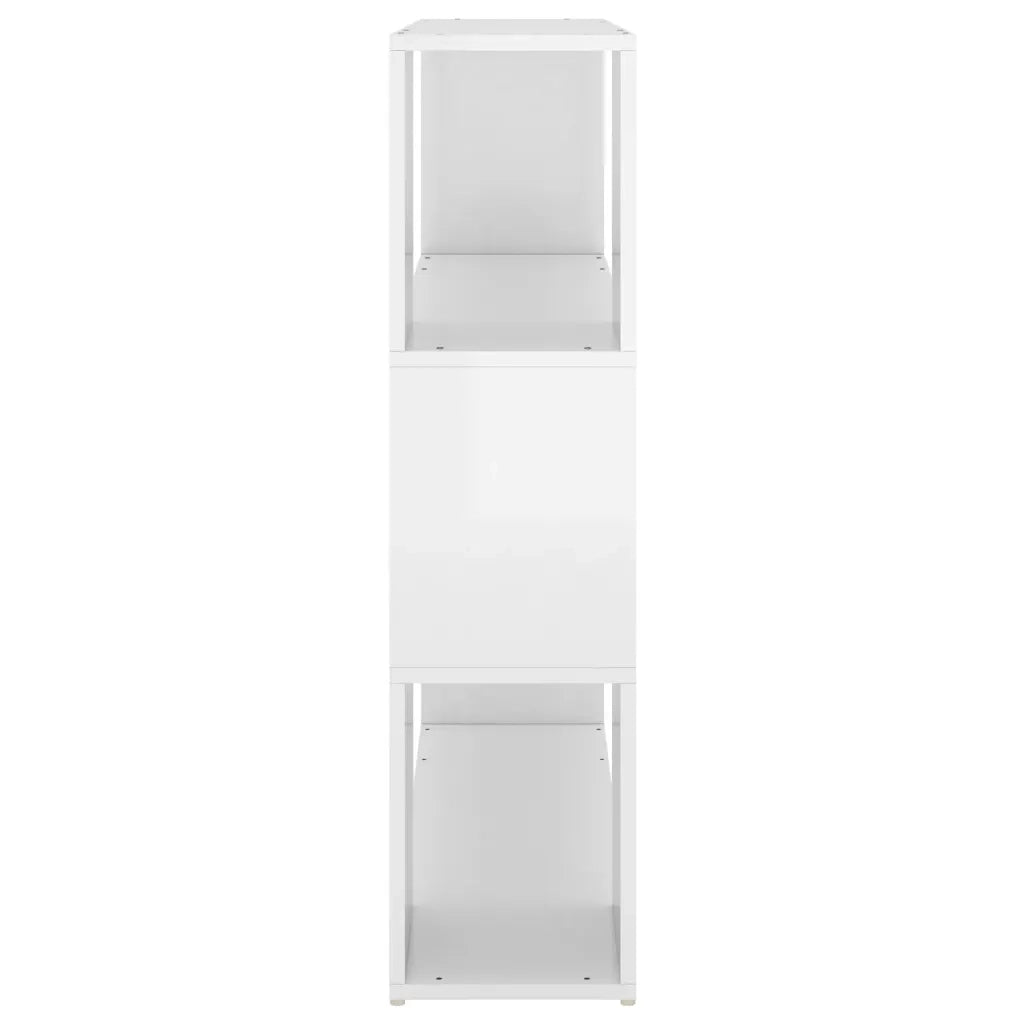 Libreria/Divisorio Bianco Lucido 100x24x94 cm 809185