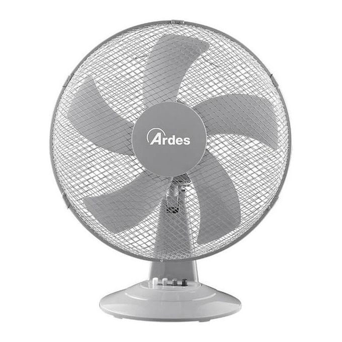 Ardes Ventilatore da Tavolo 40cm Steelo40 3 Velocita' Grigio per una Rinfrescata Efficace in Ogni Stanza