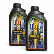 2 BOTTIGLIE OLIO MOTORE 10W40 SEMI SINTETICO 1L  AUTO MOTO SAE 10W-40 API A3/B4