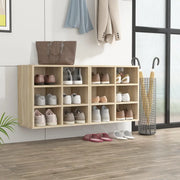 Scarpiere 2 pz-Set di 2 Scaffale per scarpe Rovere Sonoma 52,5x30x50 cm