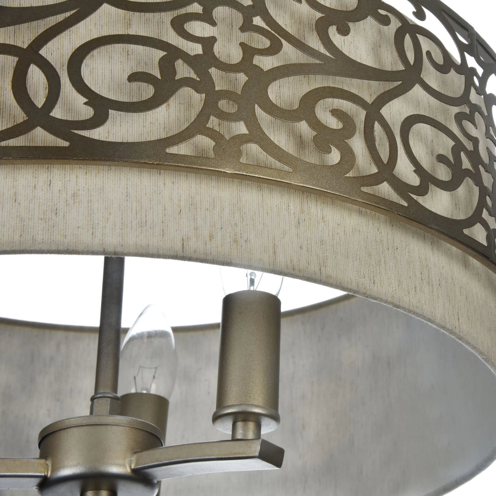 Maytoni Lampadario contemporaneo Venera 3 luci E14 ottone metallo diffusore PVC