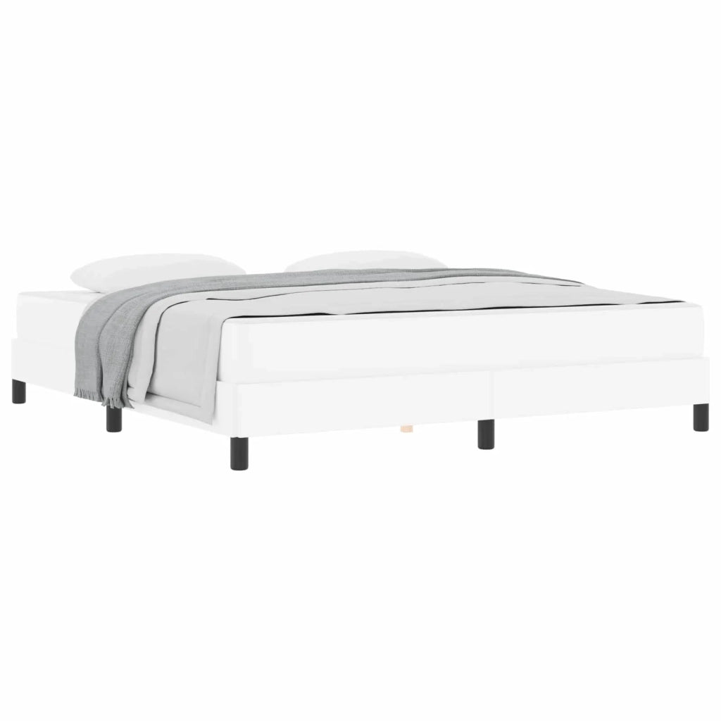 Struttura del letto Bianco Puro 180 x 200 cm Tessuto 3398644