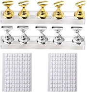 Display per Nageli - 2 pezzi - Supporto per chiodi - Display per chiodi - Kit di DIY per chiodi - Incluso 200 adesivi magnetici