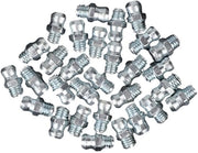 Set di Viti a Nastro 30 pezzi - 1/4"-28 SAE - Acciaio Giallastro - Per Auto/Macchinari - Ideale per Manutenzione - Viti a Nastro a Vite