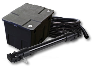 Set Filtro a 1 camera per laghetto 12000l con Chiarificatore UVC 72W 6ª serie Tubo 5 m